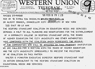 The Founding of Medgar Evers College